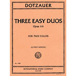 Three Easy Duets, opus 114 for 2 cellos; Friedrich Dotzauer (International)