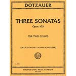 Three Sonatas, opus 103, for two cellos (edited Enyeart/A. Schroeder); Frederich Dotzauer (International Music Company)