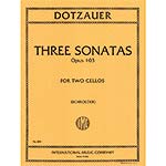Three Sonatas, op. 103, two cellos (Schroeder); Frederich Dotzauer (International)