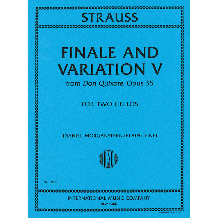 Finale and Variation 5 from Don Quixote for two cellos; Richard Strauss
