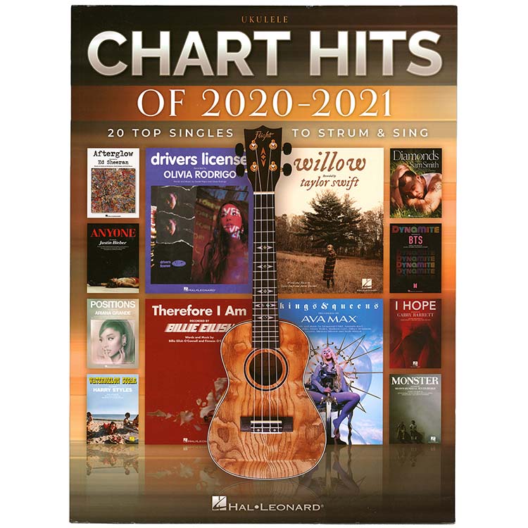Chart Hits of 2020-2021 for ukulele (Hal Leonard)