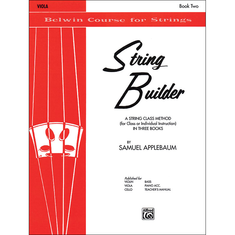 String Builder, book 2, viola; Samuel Applebaum (Alfred)