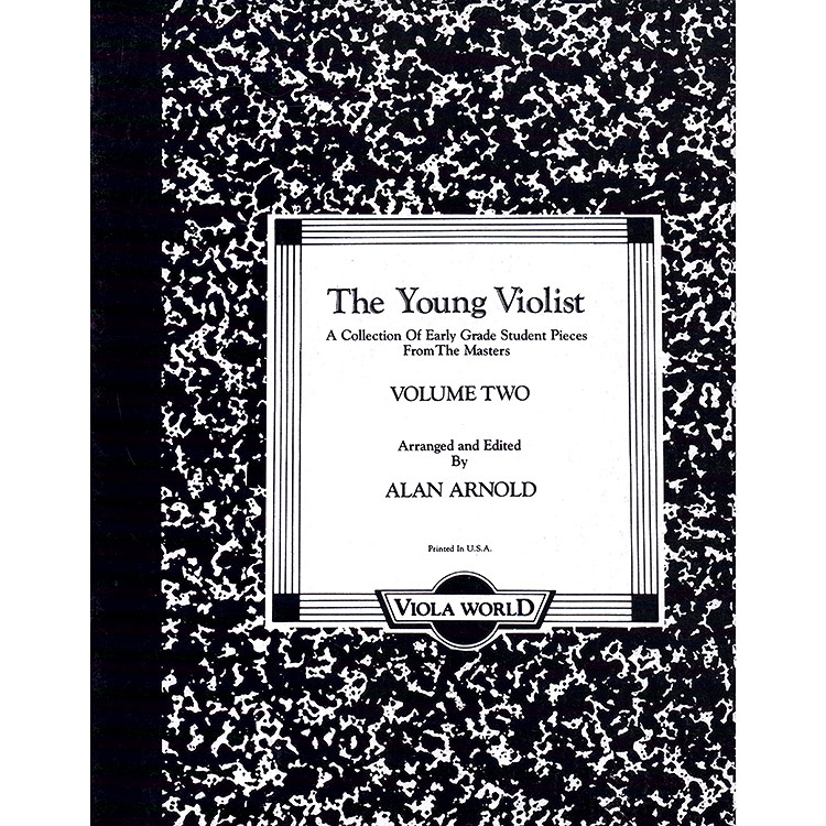 The Young Violist, volume 2, with piano (Alan Arnold); Various (Viola World)