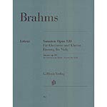 Sonatas op. 120, 1 and 2, for viola and piano (revised urtext edition); Johannes Brahms (G. Henle)