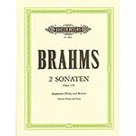 Sonatas, op. 120, nos. 1 and 2, viola and piano; Johannes Brahms (C. F. Peters)