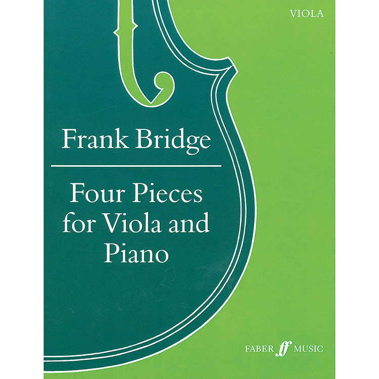 Four Pieces for Viola and Piano; Frank Bridge (Faber Music)