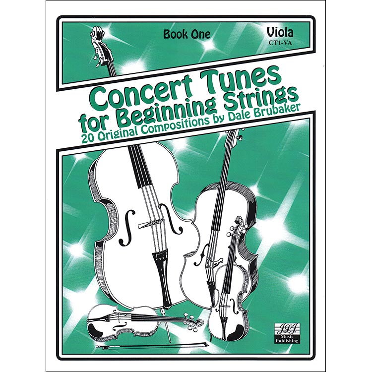 Concert Tunes for Beginning Strings for viola; Dale Brubaker (JLJ Music Publishing)