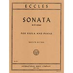 Sonata in G Minor, viola and piano; Henry Eccles (International)