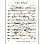 Orientale for viola and piano; Enrique Granados (International Music)