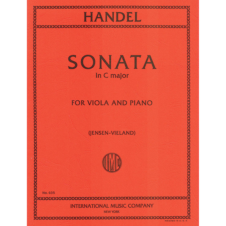 Sonata in C Major, viola and piano; George Frederic Handel (International)