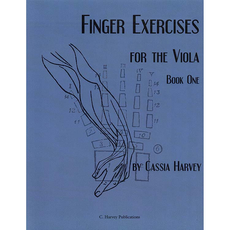Finger Exercises for viola, book 1; Cassia Harvey (C. Harvey Publications)
