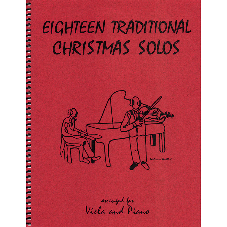 Eighteen Traditional Christmas Solos, viola with piano