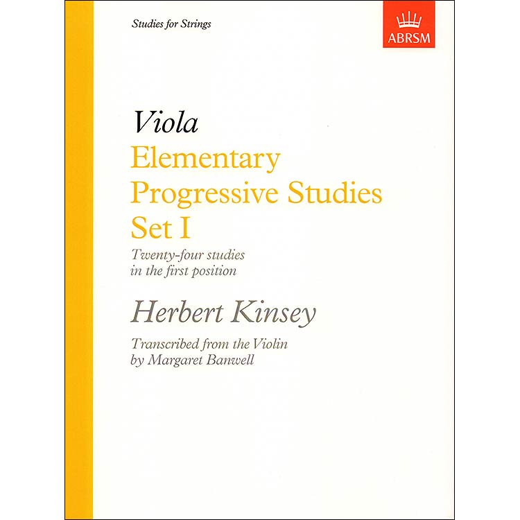 Elementary Progressive Studies, Set. 1, viola; Herbert Kinsey (ABRSM)