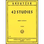 Forty-Two Studies, viola; Kreutzer (Int)