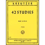 42 Studies, viola; Kreutzer (Int)