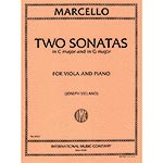 Two Sonatas in C Major & G Major (op. 2/5 & 6) viola and piano; Benedetto Marcello (International)