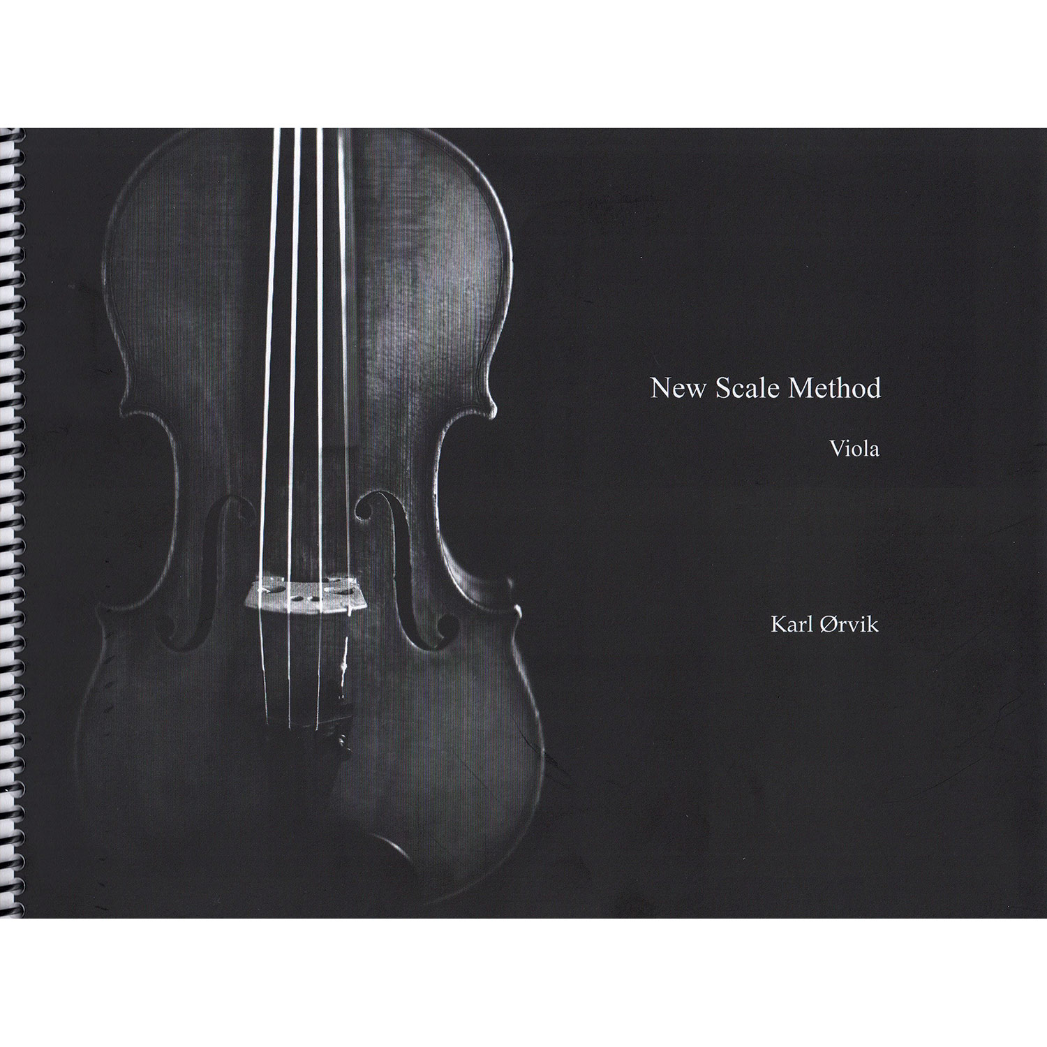 New Scale Method, Scale Book for Viola, spiral bound; Karl Orvik (KO