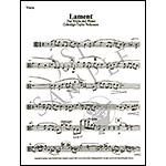 Lament, for Viola and Piano; Coleridge-Taylor Perkinson (Lauren Keiser Music)