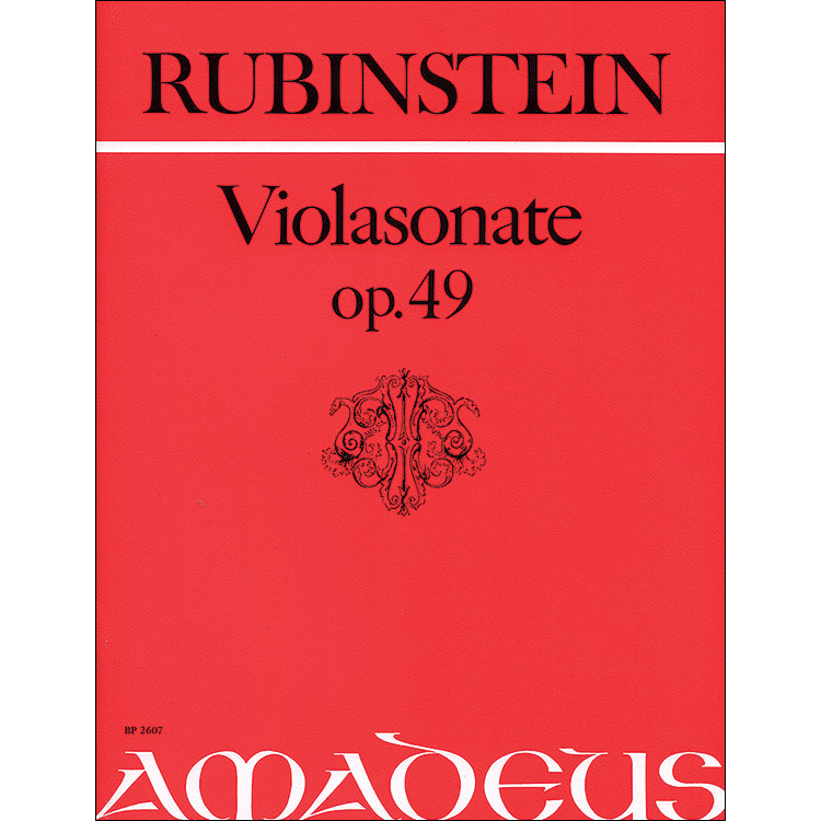 SO: Sonata in F minor, Op. 49 for viola and piano; Anton Rubinstein (Amadeus Verlag)