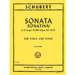 Sonatina in D Major, op. 137/1, viola and piano; Franz Schubert