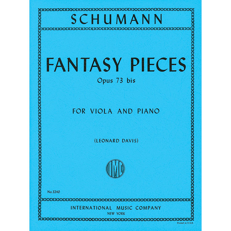 Fantasy Pieces, Viola; Schumann (Int)