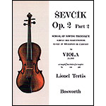 School of Bowing, opus 2/2 for viola; Otakar Sevcik (Bosworth)