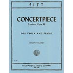 Concertpiece, op. 46, Viola; Sitt (Int)