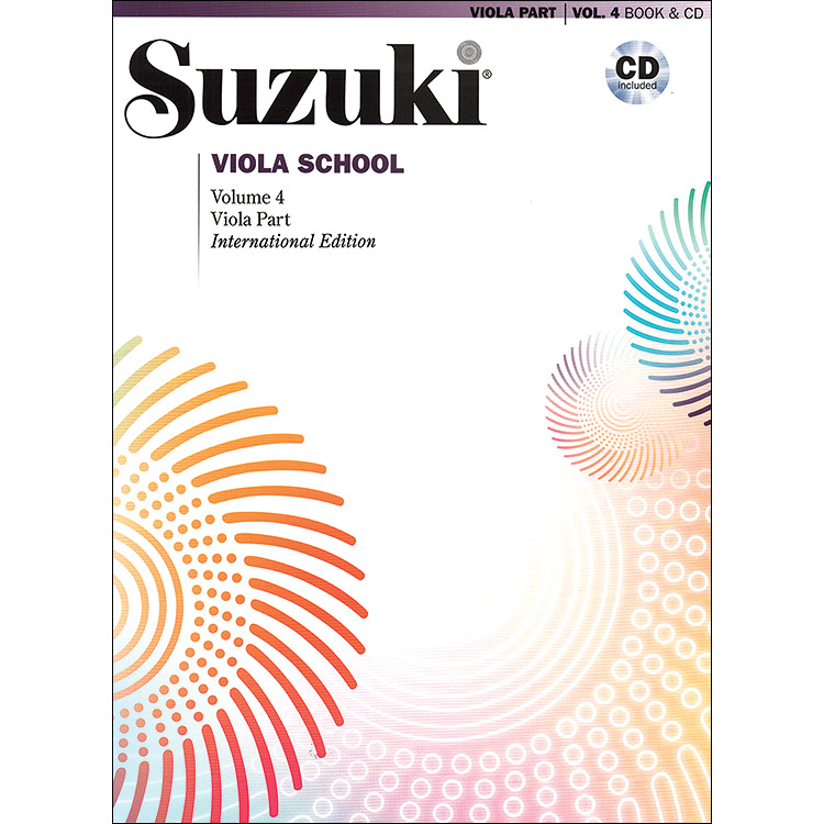 Suzuki Viola School, Volume 4, Book with CD - International