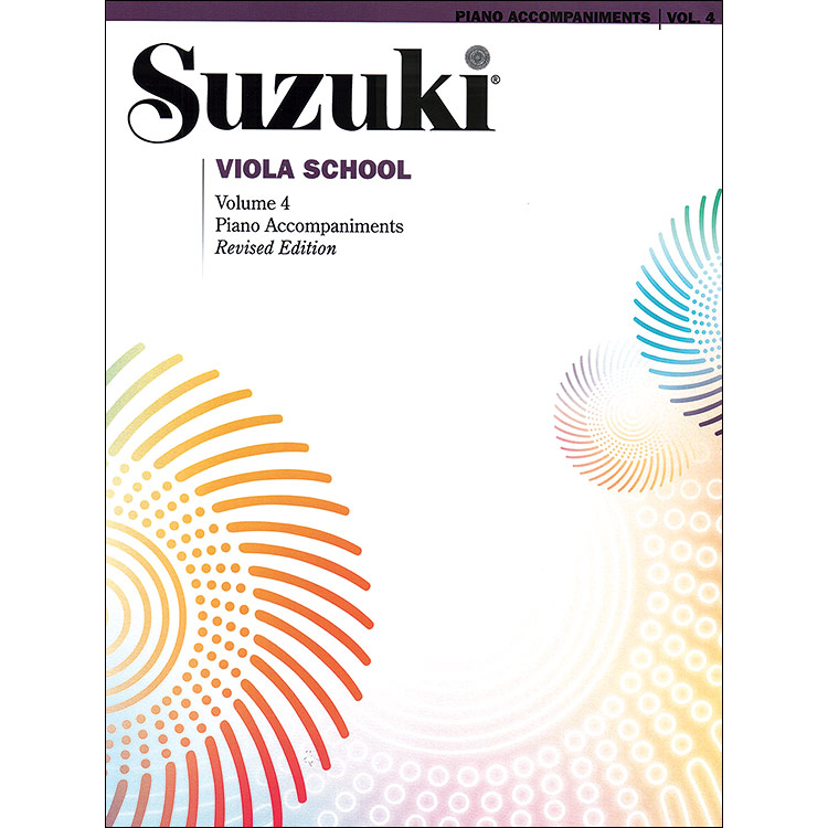 Suzuki Viola School, Volume 4, Piano accompaniment - Revised Edition