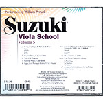 Suzuki Viola School, CD volume 5 (Preucil)