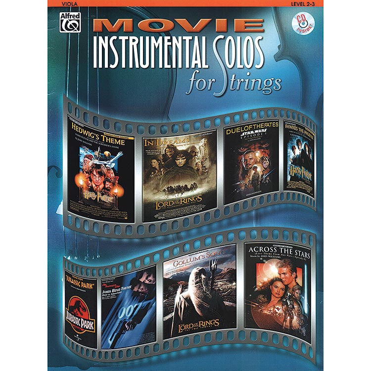 Movie Instrumental Solos, viola book with CD; Various