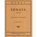 Sonata in D Major for Viola; Vinci (Int)
