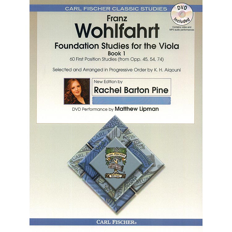 Foundation Studies for Viola, book 1 book/DVD/MP3; Franz Wohlfahrt