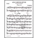 8 Easy Pieces for Violin and Piano; Natalya Baklanova (Peters)