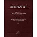 Cadenzas to Beethoven Violin Concerto, Op.61