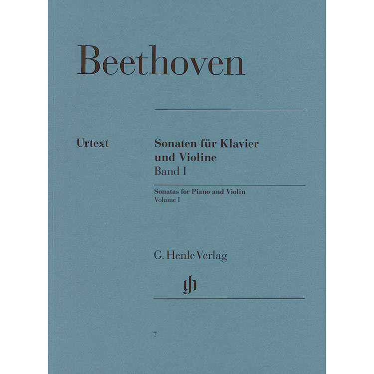 Sonatas, Volume 1, for piano and violin (urtext); Ludwig van Beethoven (Henle)