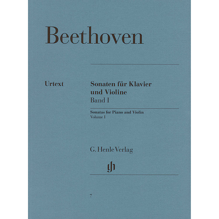 Complete Violin Sonatas, Volume 1 (urtext); Ludwig van Beethoven