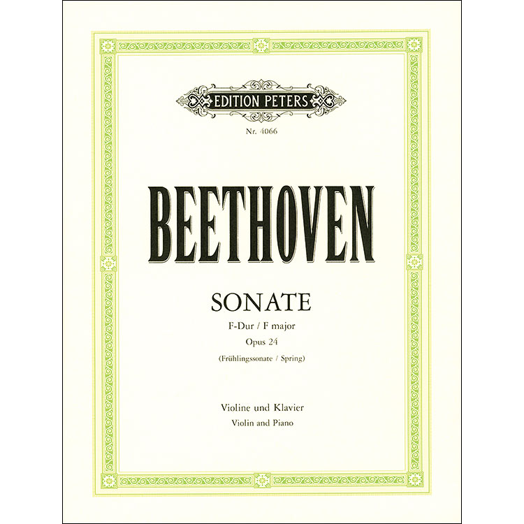 Sonata No. 5 in F Major, Op.24 'Spring', for violin and piano; Ludwig van Beethoven