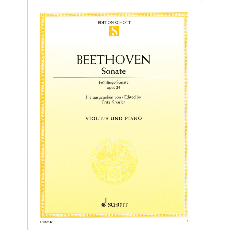 Sonata No. 5 in F Major, Op.24 ''Spring'' for violin and piano; Ludwig van Beethoven