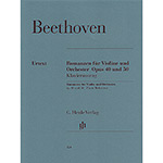 Two Romances in F Major & G Major, opp. 40 & 50, for violin and piano (urtext); Beethoven (Henle)
