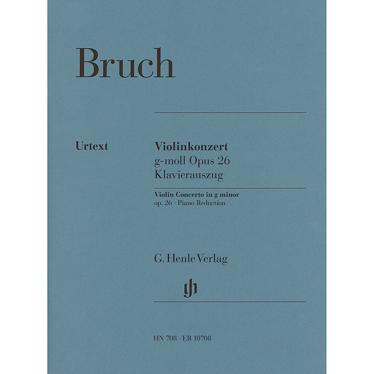 Concerto No. 1 in G Minor, Op.26, for violin and piano (urtext); Max Bruch