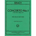 Concerto No.1 in G Minor, Op.26, for violin and piano; Max Bruch