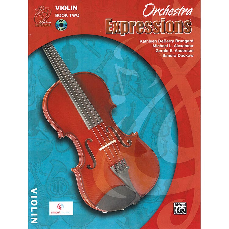 Orchestra Expressions, Book/CD 2, for violin; Brungard et al. (Alfred)