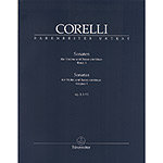 Twelve Sonatas for violin and basso continuo, Volume 1 (urtext); Arcangelo Corelli (Barenreiter)