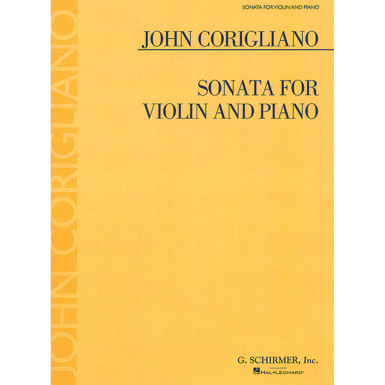 Sonata for Violin and Piano; John Corigliano (Schirmer)