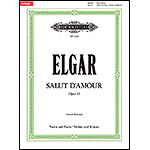 Salut d'Amour, for violin and piano (urtext); Edward Elgar (C. F. Peters)