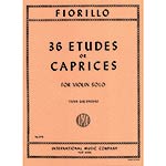 Thirty-Six Etudes for violin; Federigo Fiorillo (International)