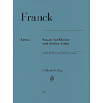 Sonata in A Major for violin and piano (urtext); Cesar Franck