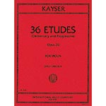 Thirty-six Etudes, Op. 20, for violin; Heinrich Ernst Kayser (International)