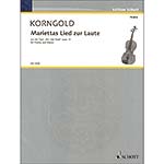 Mariettas Lied zur Laute for violin and piano; Erich Wolfgang Korngold (Schott)